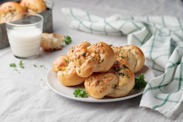 istock Homemade pastry - buns with parsley 1391747770