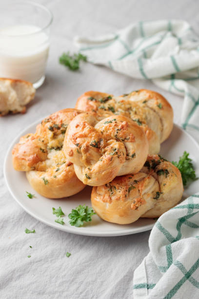 istock Homemade pastry - buns with parsley 1391747783