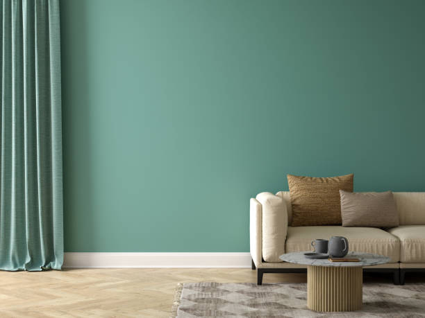 istock Modern style conceptual interior room 3d illustration 1391750956
