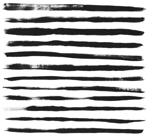 istock strokes of black paint texture isolated on white 1391751020