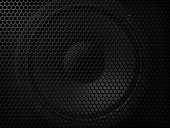 istock Speaker background metal mesh, loudspeaker cover 1391755380