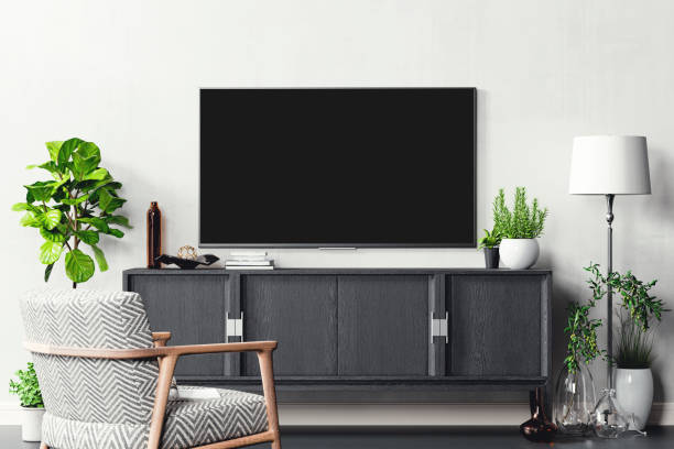 istock TV screen in the interior mockup 1391755793