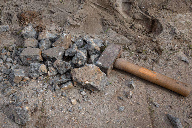 istock A heavy hammer lying on the ground 1391757265