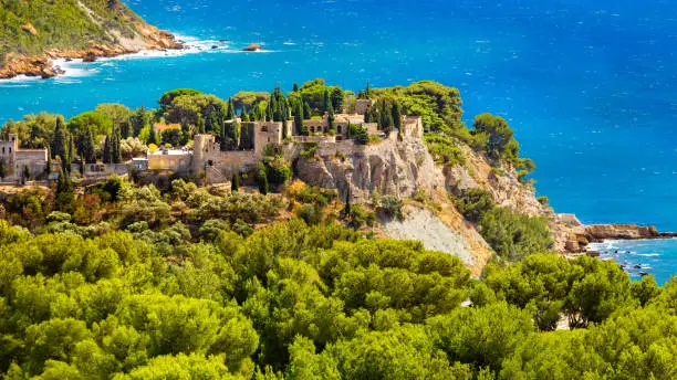 View on old part of Cassis, Provence, South France, Europe, Mediterranean sea. High quality photo