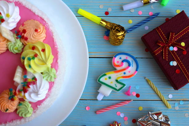 istock The cake is on the table with festive decorations. 1391760419