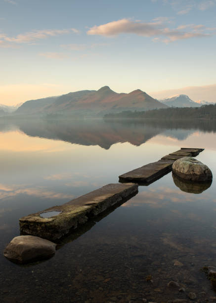 istock Beautiful Morning At Derwentwater, Lake District, UK. 1391763085