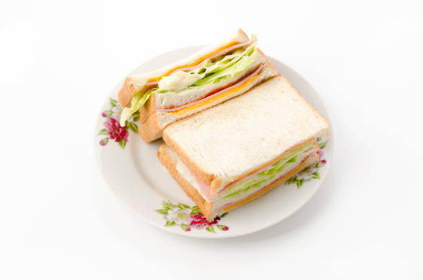 istock Healthy ham sandwich with cheese and lettuce 1391772263
