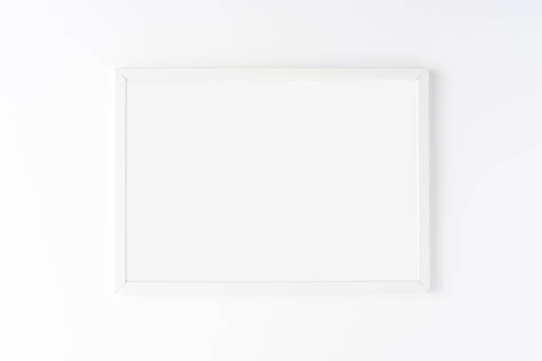 istock Picture frame isolated on white background. Mockup with copyspace 1391777235