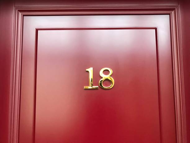 istock Here is your room number 1391778935