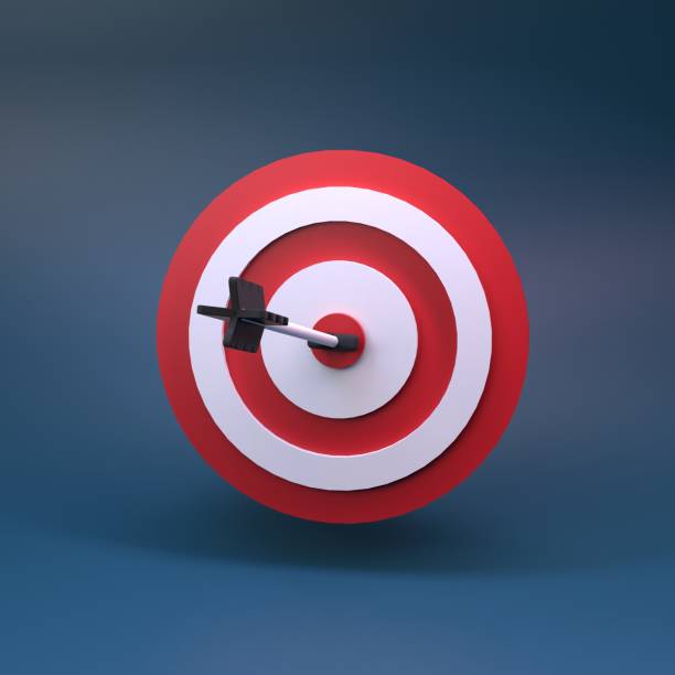 istock Target with an arrow in the center. 3d render. 1391785109