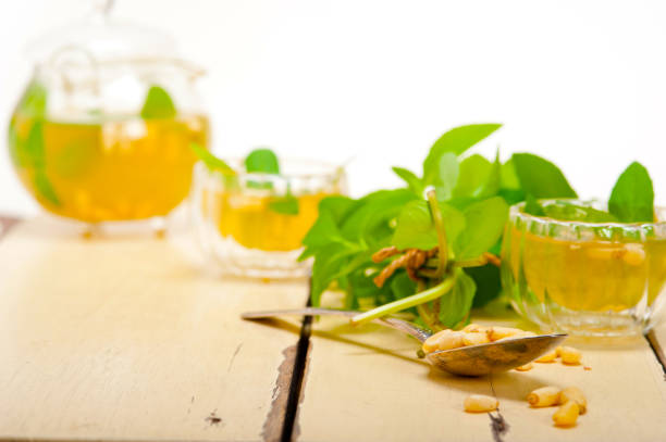 istock Arab traditional mint and pine nuts tea 1391794046