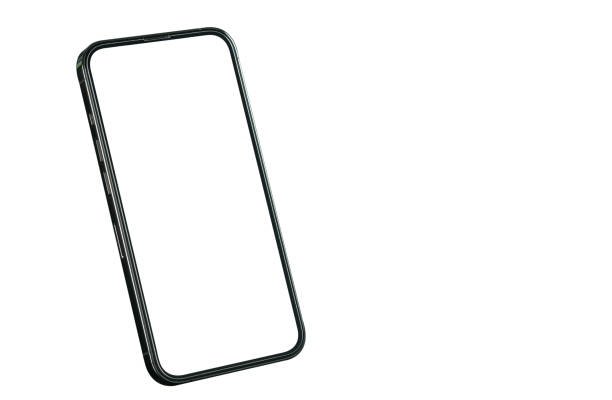 istock Studio shot of  smartphone isolated on backgroundv  - Clipping Path 1391795842