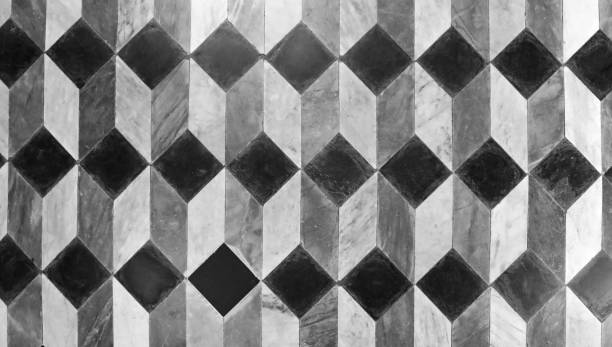 istock background of 3d shape in black and white 1391800536