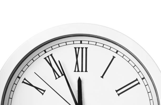 Close up clock face