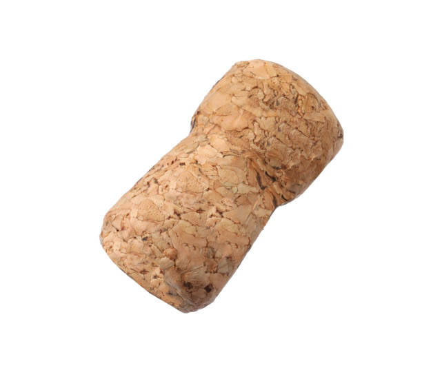 istock Sparkling wine cork isolated on white. Bottle cap 1391812447