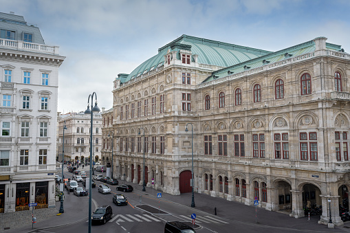 Vienna State Opera (Wiener Staatsoper) and Albertinaplatz - Vienna, Austria