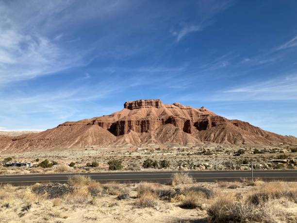 istock Red Rocks by the open road 1391816785