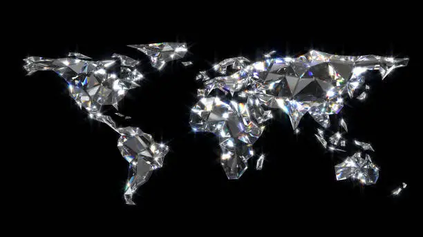 Photo of Diamond World Map