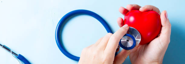 istock Healthcare concept on blue 1391820078