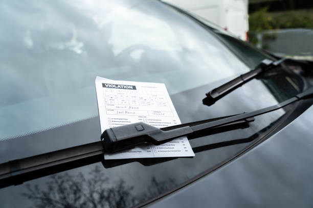 istock Car Parking Ticket Or Fine 1391821290