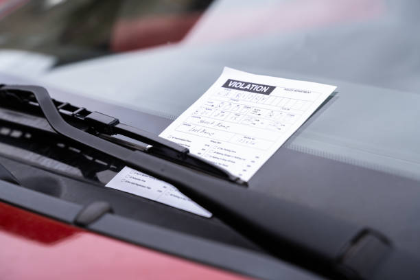 istock Car Parking Ticket Or Fine 1391821293