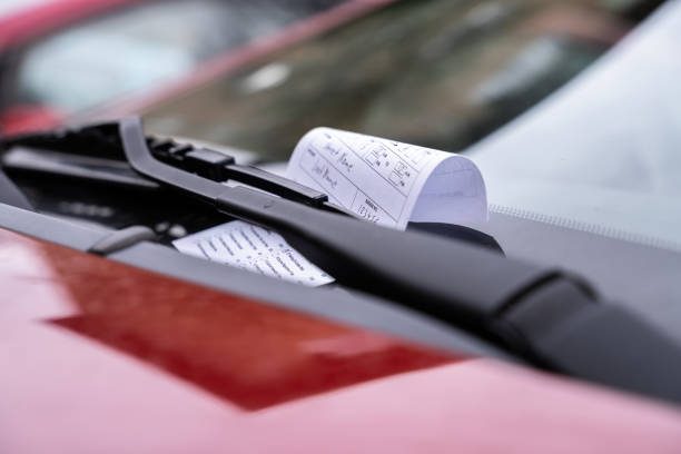 istock Car Parking Ticket Or Fine 1391821297