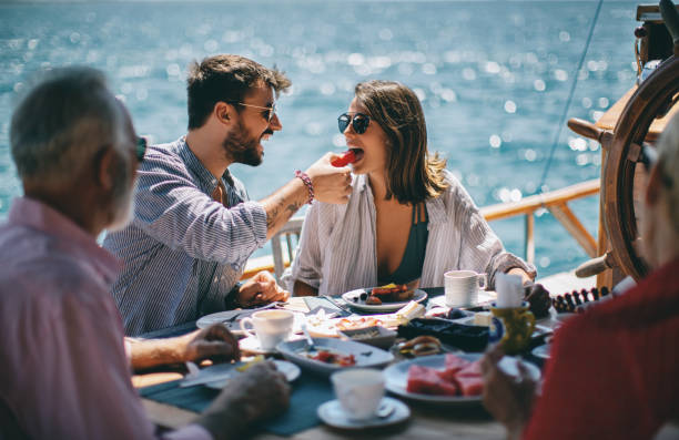 Full comfort on the sailing boat.