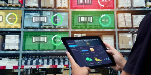 Photo of Smart Augmented Reality,AR warehouse management system.