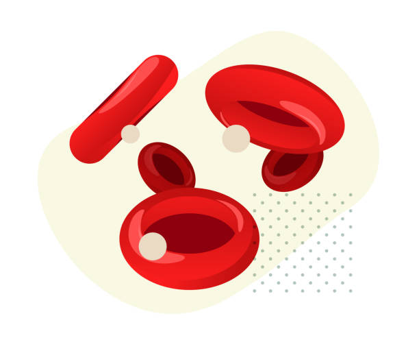 ilustracja stockowa ikony czerwonych krwinek - counting instrument stock illustrations