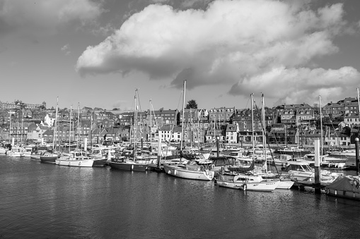 Entrance to Macduff Harbour from sea