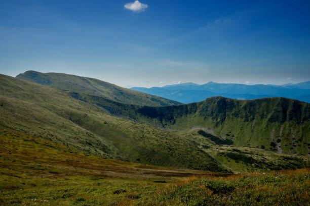 istock Incredible view of the mountain range. Mountain landscape 1391837089