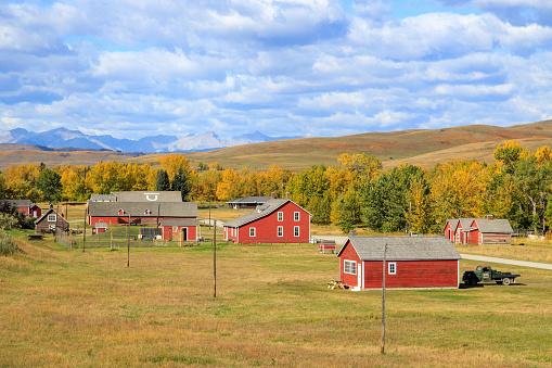 The Bar U Ranch National Historic Site, located near Longview, Alberta, is a preserved ranch that for 70 years was one of the leading ranching operations in Canada.
