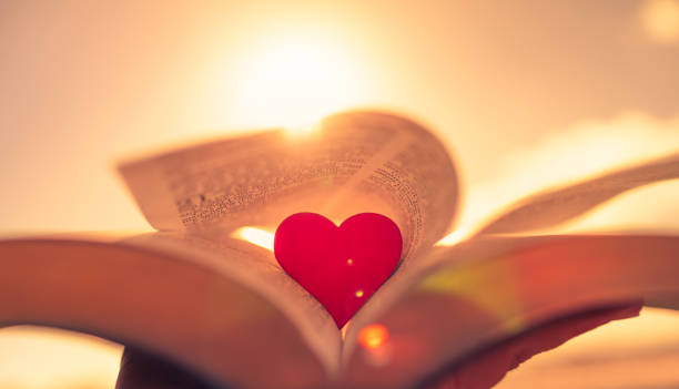 istock Hand holding book and heart. Love for education. 1391848944