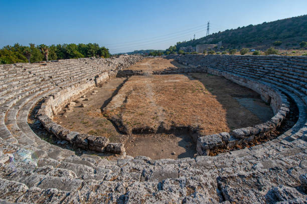istock Stadium steps in the ancient city of Perge 1391853503