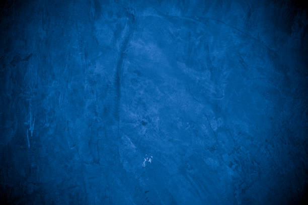 istock Old wall pattern texture cement blue dark abstract  blue color design are light with black gradient background. 1391860654