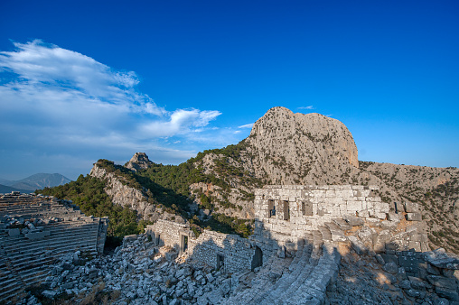 Güllük Mountain (Termessos) National Park : Amphitheater in the ancient city of Termessos