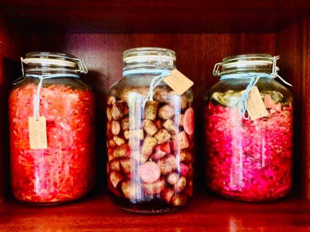 istock Jars of Pickled Organic Vegetables 1391864015
