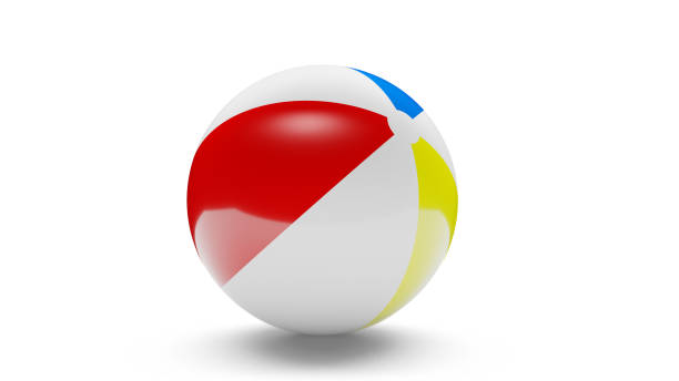 istock 3D realistic render colored beach ball on white isolated background 1391866485