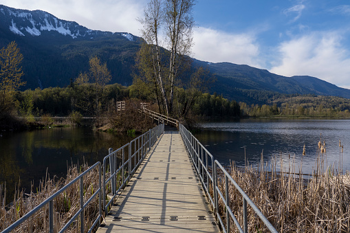 A wetland regional park in Rosedale BC, Canada