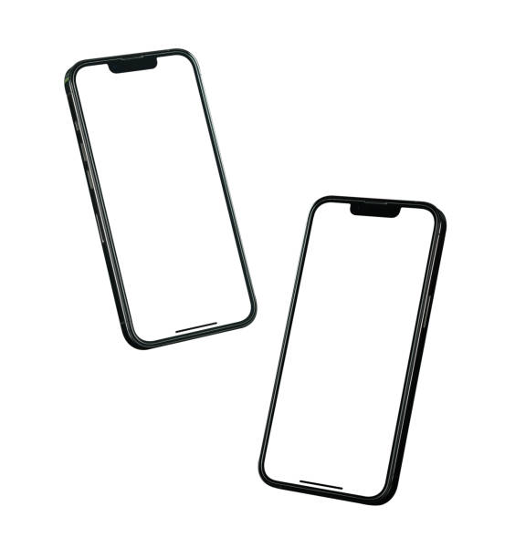 istock Studio shot of  smartphone isolated on background  - Clipping Path 1391874422