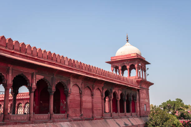 istock ancient mosque vintage dome corner with bright blue sky at morning from unique angle 1391886503