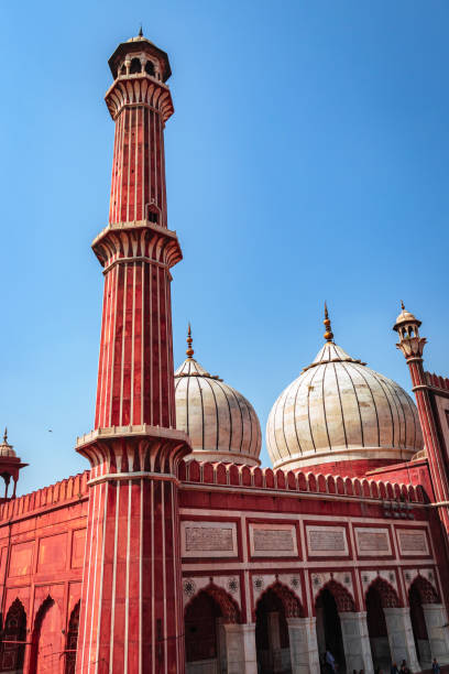 istock ancient mosque vintage dome view with bright blue sky at morning from unique perspective 1391889475