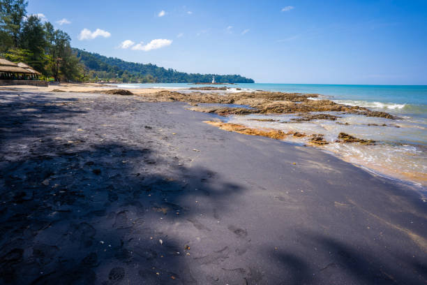 istock black sand beach on Nang Thong Beach in Khaolak 1391899999
