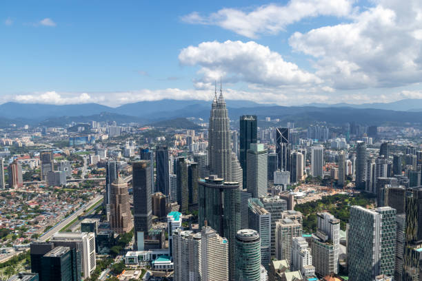 istock Cityscape, aerial view at Kuala Lumpur 1391902659
