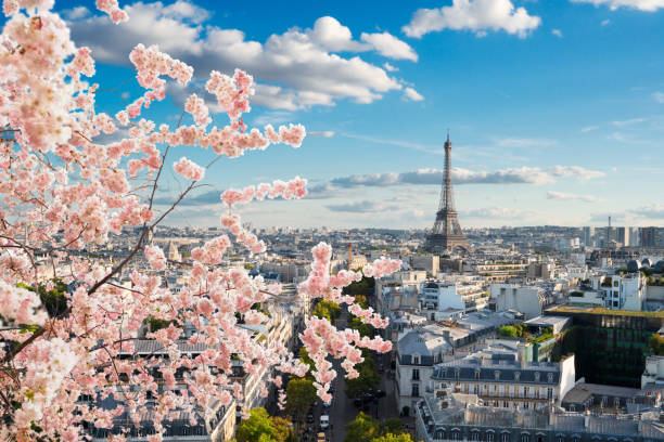 istock eiffel tour and Paris cityscape 1391907098