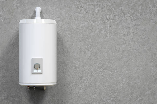 istock Boiler or water heater on wall 1391909148