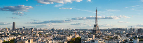 istock eiffel tour and Paris cityscape 1391911328
