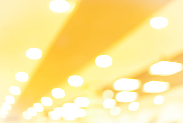 abstract warm golden perspective natural fuzzy background