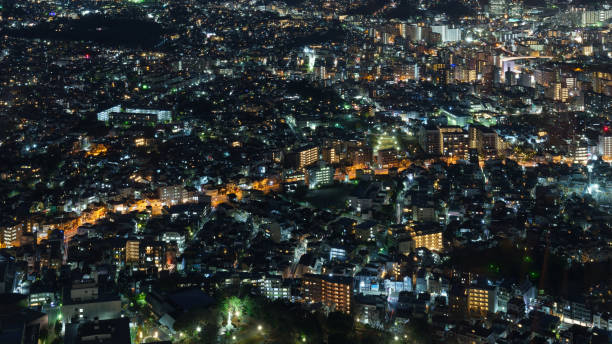 istock Night view of the city 1391918656