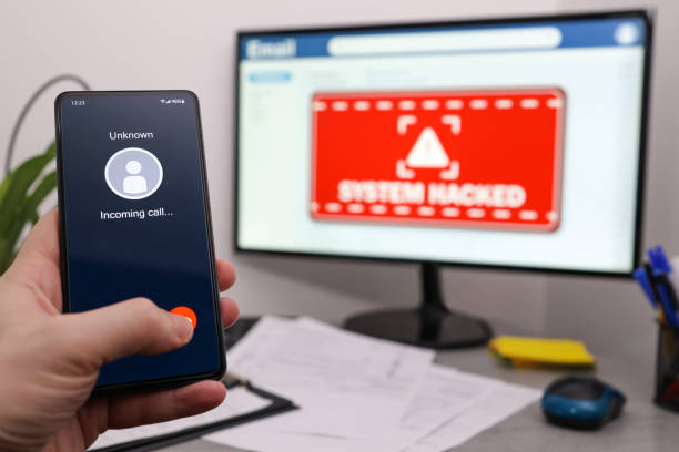 istock Phone call from unknown number. Man dismissing call. 1391924036